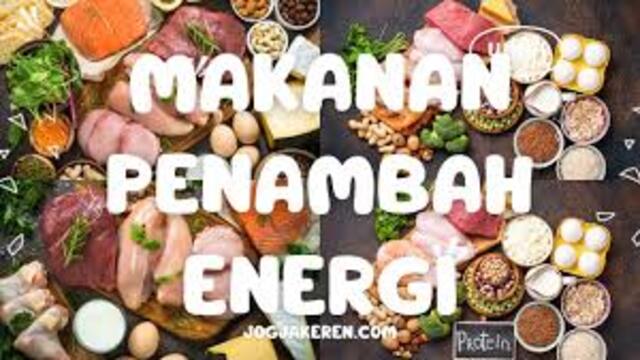 Makanan Penambah Energi